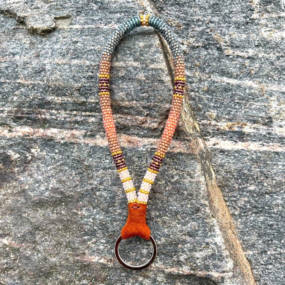 Beaded Wristlet Keychain